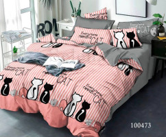Комплект постельного белья бязь люкс Selena 100473 Милые котики