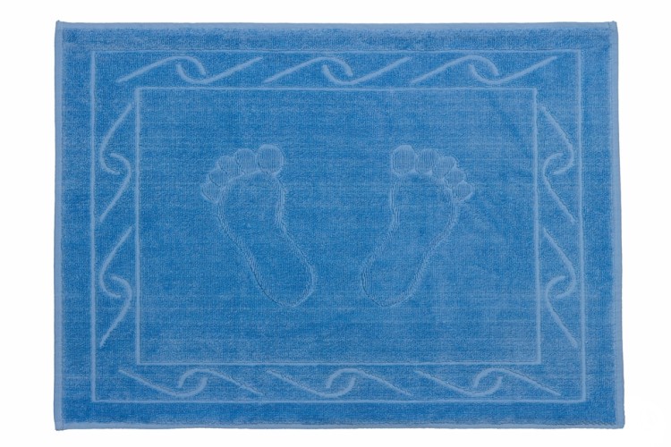 Полотенце-коврик для ног Hobby Hayal синий 50x70