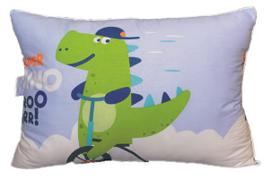 Подушка для детей искусственный лебяжий пух Tag tekstil Крокодильчик 50x70