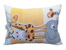 Подушка для детей искусственный лебяжий пух Tag tekstil Жираф 50x70