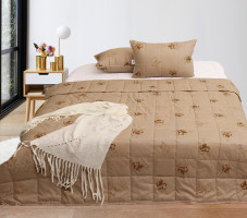 Летнее одеяло 1,5-спальное облегченное Tag tekstil Camel 145x215