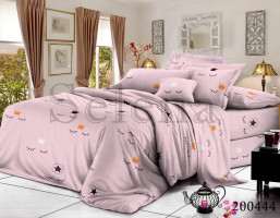 Комплект постельного белья ранфорс Selena 200444 Реснички