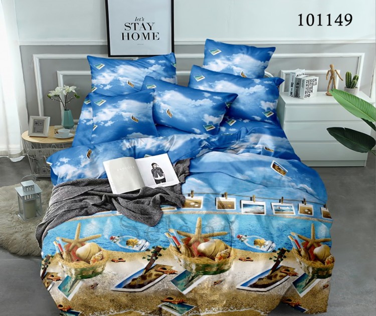 Комплект постельного белья бязь люкс Selena 101149 Отпуск