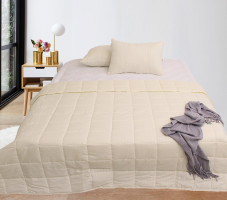 Летнее одеяло 1,5-спальное облегченное Tag tekstil Stripe 145x215