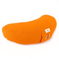 Подушка ортопедическая для йоги Ideia Organic оранжевая 46x25x10