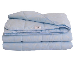 Летнее одеяло 1,5-спальное облегченное Tag tekstil Blue 145x215