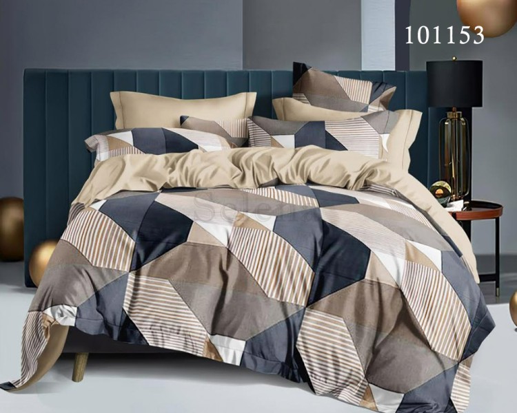 Комплект постельного белья бязь люкс Selena 101153 Великолепная абстракция