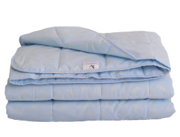 2-спальное летнее одеяло облегченное Tag tekstil Blue 175x215