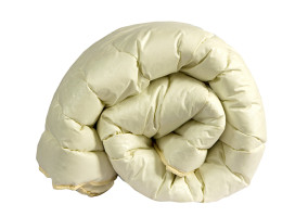 Одеяло искусственный лебяжий пух бежевое Tag tekstil 190x215