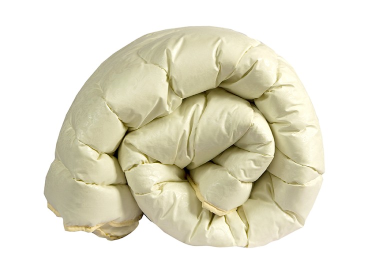 Одеяло искусственный лебяжий пух бежевое Tag tekstil 175x215
