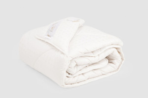Одеяло демисезонное из овечьей шерсти в тике Iglen 160x215 (16021561)