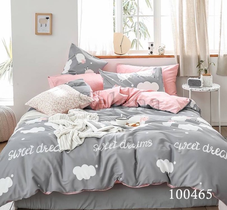 Комплект постельного белья бязь люкс Selena 100465 Овечки малышки