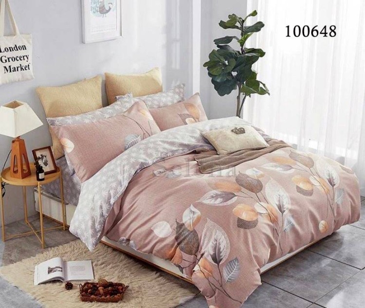 Комплект постельного белья бязь люкс Selena 100648 Ноябрь
