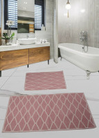 Набор ковриков для ванной комнаты Diva Kidi Pink 60*100+50*60
