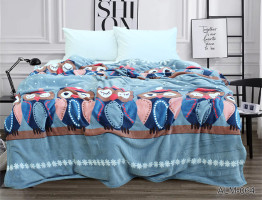 Плед на кровать велсофт TAG Tekstil ALM064 160x220