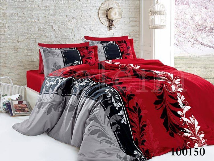Комплект постельного белья бязь люкс Selena 100150 Триада red