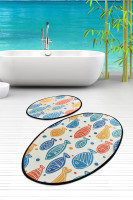 Набор ковриков в ванную комнату Chilai Home Fish Colorful Djt (60x100 + 50x60)