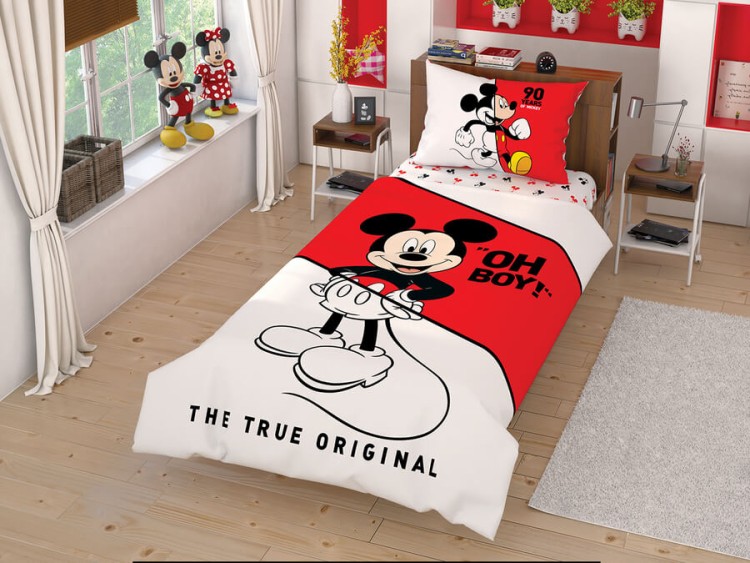 Постельный комплект детский/подростковый TAC Mickey Mouse Cek