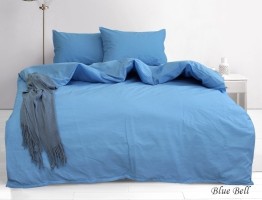 Комплект однотонного постельного белья ранфорс TAG Blue Bell