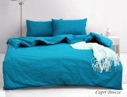Комплект однотонного постельного белья ранфорс TAG Capri Breeze