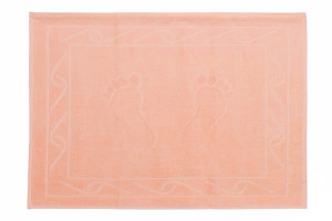 Полотенце-коврик для ног Hobby Hayal персиковый 50x70