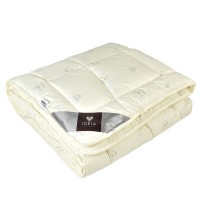 Зимнее 1,5-спальное одеяло овечья шерсть Идея Wool Classic 140x210