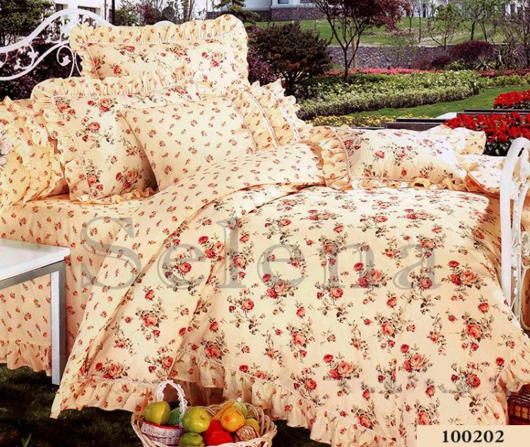 Комплект постельного белья бязь люкс Selena 100202 Жаклин