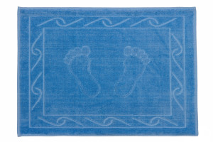 Полотенце-коврик для ног Hobby Hayal синий 50x70