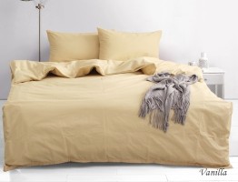 Комплект однотонного постельного белья ранфорс TAG Vanilla