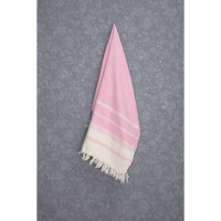 Полотенце для пляжа и сауны Arya Bergama розовое 90x180