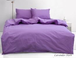 Комплект однотонного постельного белья ранфорс TAG Lavender Herb