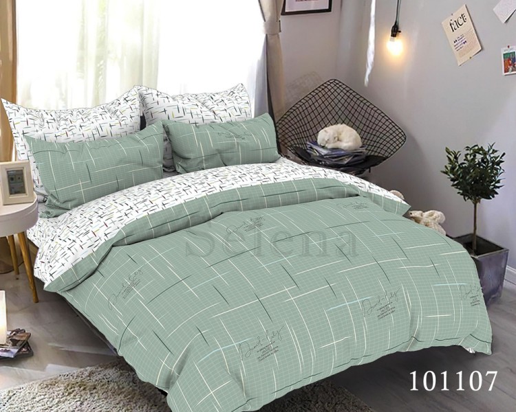 Комплект постельного белья бязь люкс Selena 101107 Линейный стиль