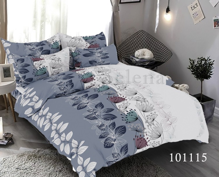 Комплект постельного белья бязь люкс Selena 101115 Вечерний стиль