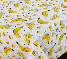 Скатерть кухонная Tag tekstil Бананы 180x220