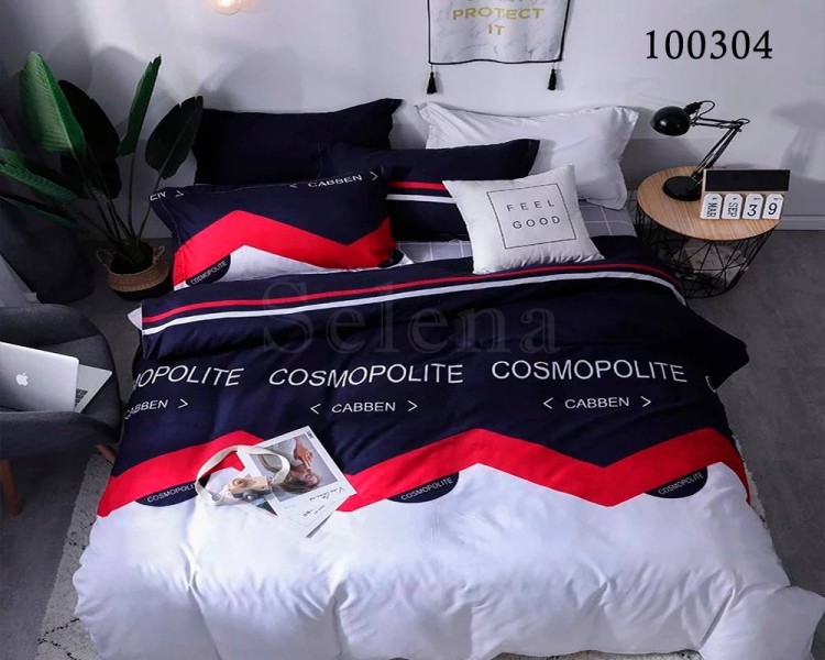 Комплект постельного белья бязь люкс Selena 100304 Космополит