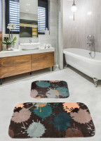 Набор ковриков для ванной комнаты Diva Damla Blue 60*100+50*60
