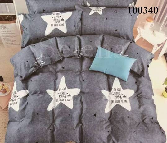 Комплект постельного белья бязь люкс Selena 100340 Звезда